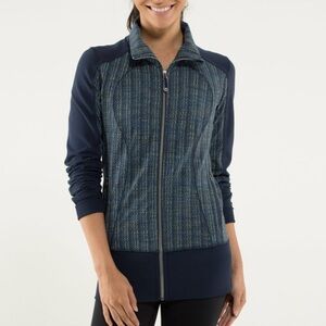 Women's Lulu🍋 full zip Navy Blue Jacket